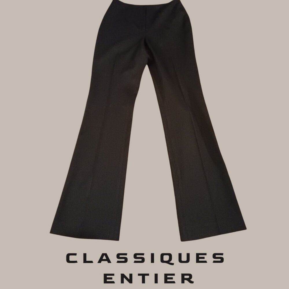 CLASSIQUES ENTIER Black Dress Trousers 2 - Picture 2 of 5